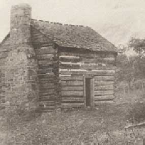 photo of cabin at Draper's Meadow